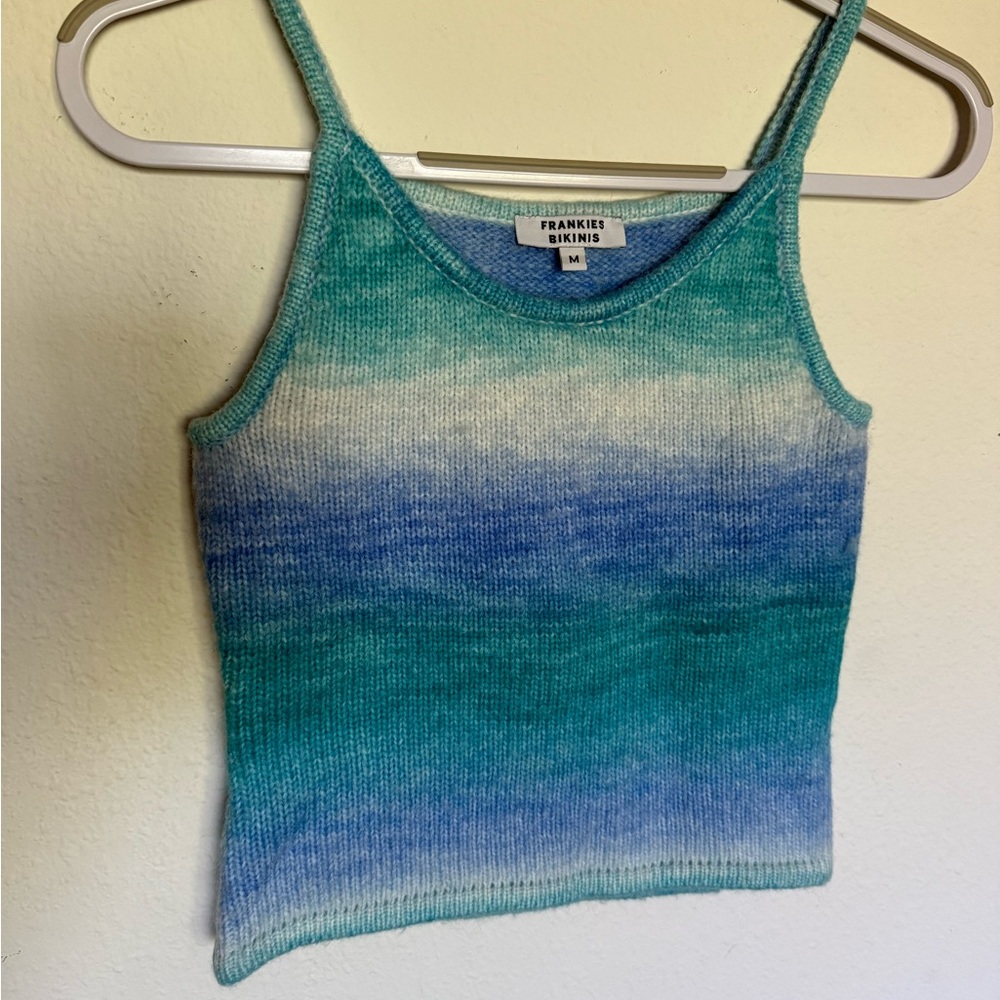 Frankie's Bikinis Gradient Knit Top